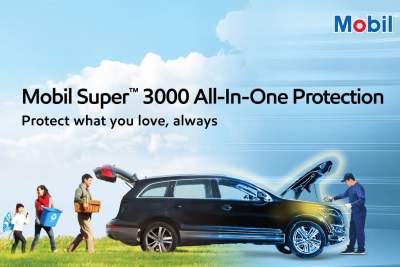 Mobil's Super 3000 All-In-One Protection premium engine oil now available