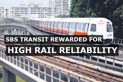 SBS Transit gets monetary reward for high rail reliability