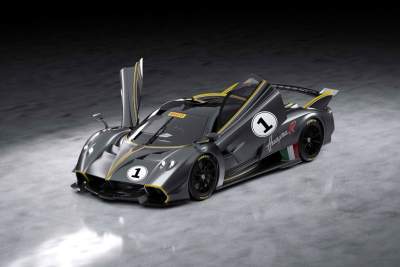 The Pagani Huayra R, Pagani's latest track-only naturally aspirated special