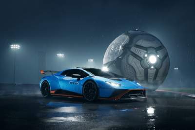 Drive the Lamborghini Huracan STO - in Rocket League