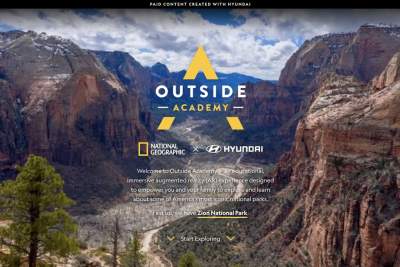 Hyundai brings the U.S.A's National Parks into the home through Augmented Reality