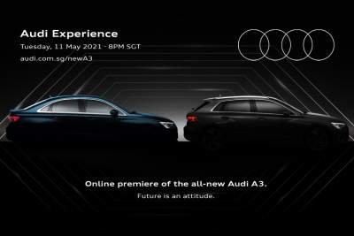 Audi to debut the new A3 range in Singapore
