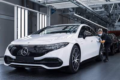 Start of production of the Mercedes-Benz EQS at the company's high-tech Factory 56