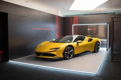 The Ferrari SF90 Spider makes its first appearance in Singapore