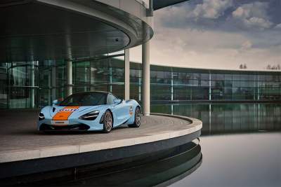 McLaren Special Operations recreates Gulf Oil livery for 720S to celebrate partnership