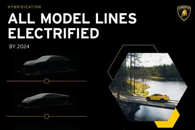 Lamborghini announces roadmap for electrification: 'Direzione Cor Tauri'