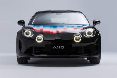 Alpine collaborates with Felipe Pantone in production of limited edition A110