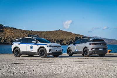 Volkswagen delivers first electric cars to Greek island