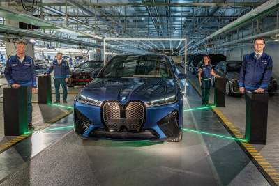 BMW begins production of the upcoming all-electric BMW iX