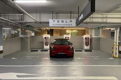 Tesla debuts new V3 Supercharger in Singapore, the first in Southeast Asia