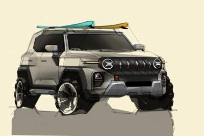 The Ssangyong X200 is one chunky concept car