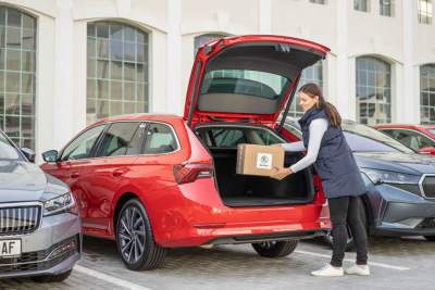 Skoda owners could soon receive online deliveries from their car
