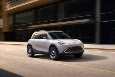 The Smart Concept 1 heralds a new generation of all-electric cars from the compact car manufacturer