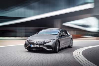 The Mercedes-AMG EQS53 4Matic+ is AMG's first series production all-electric car