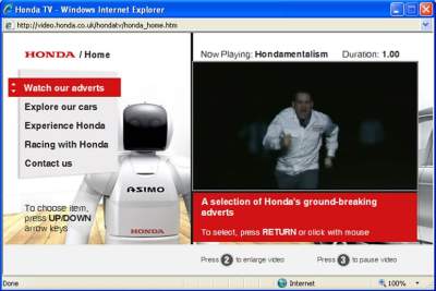 Honda's Online TV Channel Goes Live