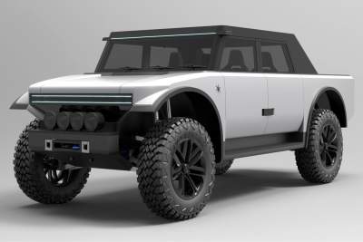 U.K. firm Fering unveils its hardcore fabric-bodied, bio-diesel-fuelled, 7,000km range off-roader