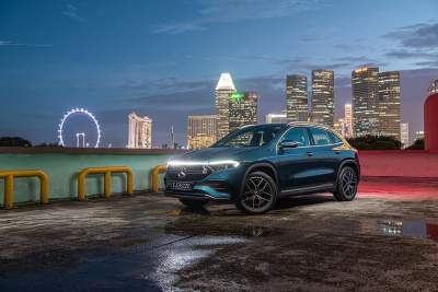 Mercedes unveils the all-electric EQA in Singapore