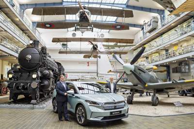 First ever Skoda Enyaq becomes museum display in Prague