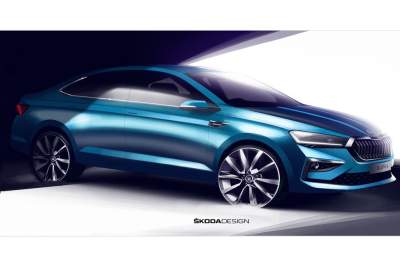 First teasers of Skoda Slavia revealed