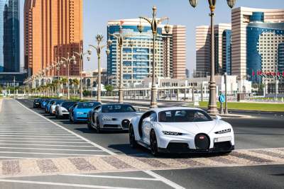 Bugatti hosts second annual drive in the UAE