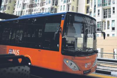 NUS bus shuttle service to go electric by 2023
