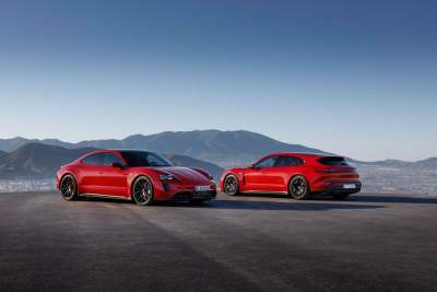 The 590bhp Porsche Taycan GTS has a range of over 500km