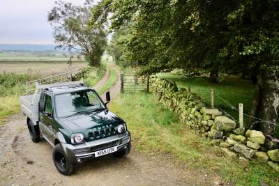 A U.K. firm is converting Jimnys into compact trucks for farmers and off-roaders
