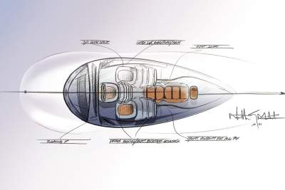 Hennessey plans all-electric six-wheeled hyper grand tourer