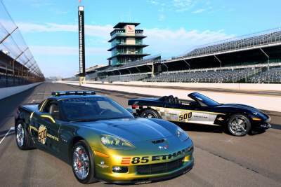 Chevrolet Unveils Two Unique '08 Corvette Indy 500 Pace Cars