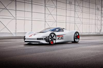 First look: Porsche finally unveils its Vision GT car, and it's bulbous and gorgeous