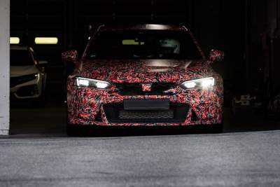 Honda Civic Type R undergoes testing at Suzuka Circuit