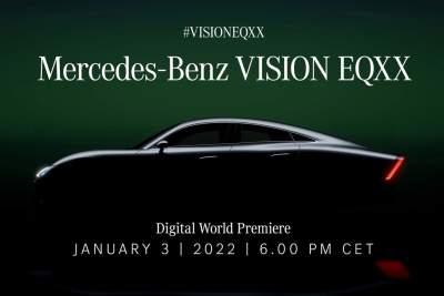 Mercedes-Benz to premiere the Vision EQXX come 4 January 2022