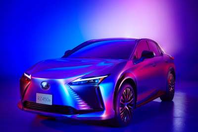 Lexus reveals new teaser images of the RZ450e electric SUV