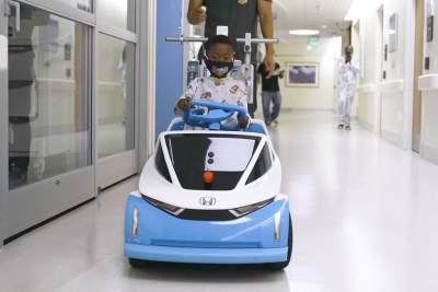 Honda Shogo ride-on vehicle brings joy to hospitalised children
