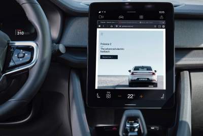 Polestar 2 gets new Vivaldi web browser