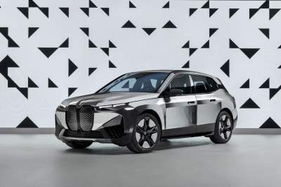 BMW has revealed the colour-changing BMW iX Flow at CES 2022