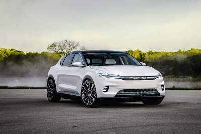 The Chrysler Airflow Concept offers a glimpse of the firm's future all-electric lineup