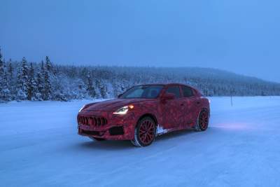 Maserati Grecale undergoes cold weather testing