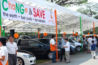 Mass test drive of CNG cars