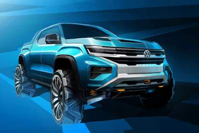 Volkswagen reveals images of the new Amarok pickup truck