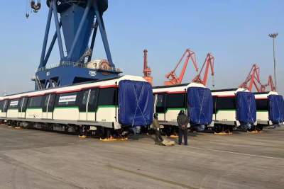 New MRT trains for the EWL and NSL arrive in Singapore