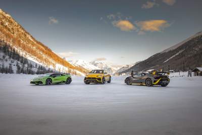 Lamborghini Accademia Neve returns to Livigno, Italy