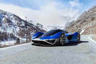 Alpine reveals new A4810 hydrogen-powered 'super berlinette' concept car