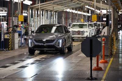 Cadillac starts retail production of the Lyriq electric SUV