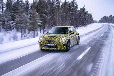 The new MINI 3-Door undergoes cold weather testing