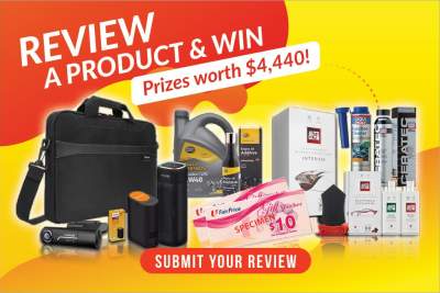 Review your favourite aftermarket products and accessories and win with sgCarMart