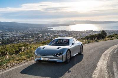 Mercedes-Benz puts the range of the Vision EQXX to the test