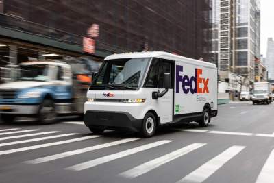 Brightdrop and FedEx set new world record for longest electric commercial drive on a single charge
