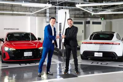 Porsche and Audi merge fast charging network in Japan