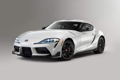 The Toyota Supra now can be had with a six-speed manual transmission